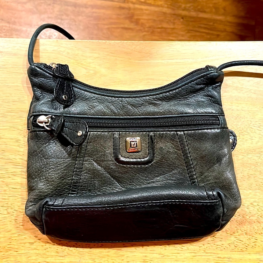 Stone Mountain black mini shoulder bag